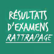 résultats rattrapage