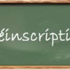 reinscription